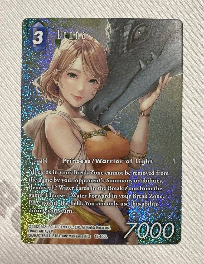 FFTCG クラウド フルアートプレミアム 英語版 Amazon.co.jp: FFTCG レナ フルアート プレミアム 英語版 海外