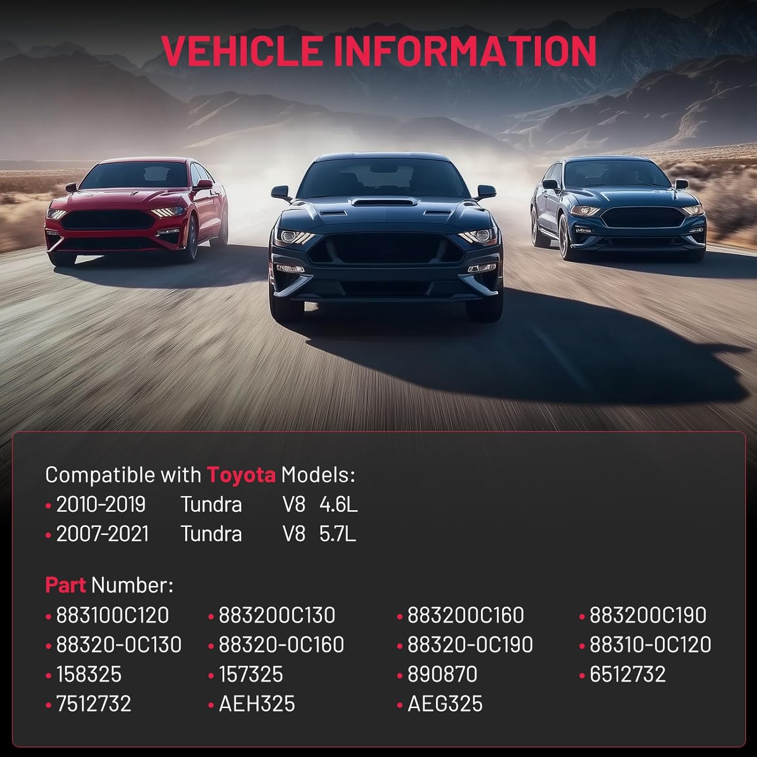 BDFHYK 158325 Air Conditioning A/C Compressor with Clutch Compatible with Toyota Tundra V8 4.6L 2010-2019, Tundra V8 5.7L 2007-2021