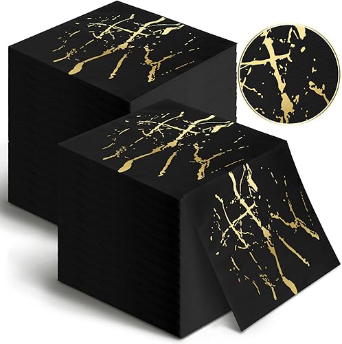 Bencailor 200 servilletas desechables de cumpleaños, servilletas de papel de 2 capas de mano para cena, servilletas para fiesta de cumpleaños, boda, disponible en Yaxa Colombia