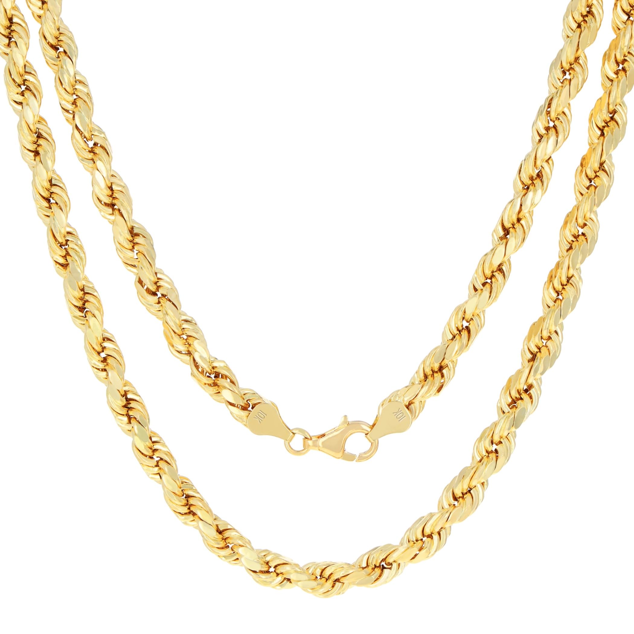 Nuragold 10K Rope 7mm