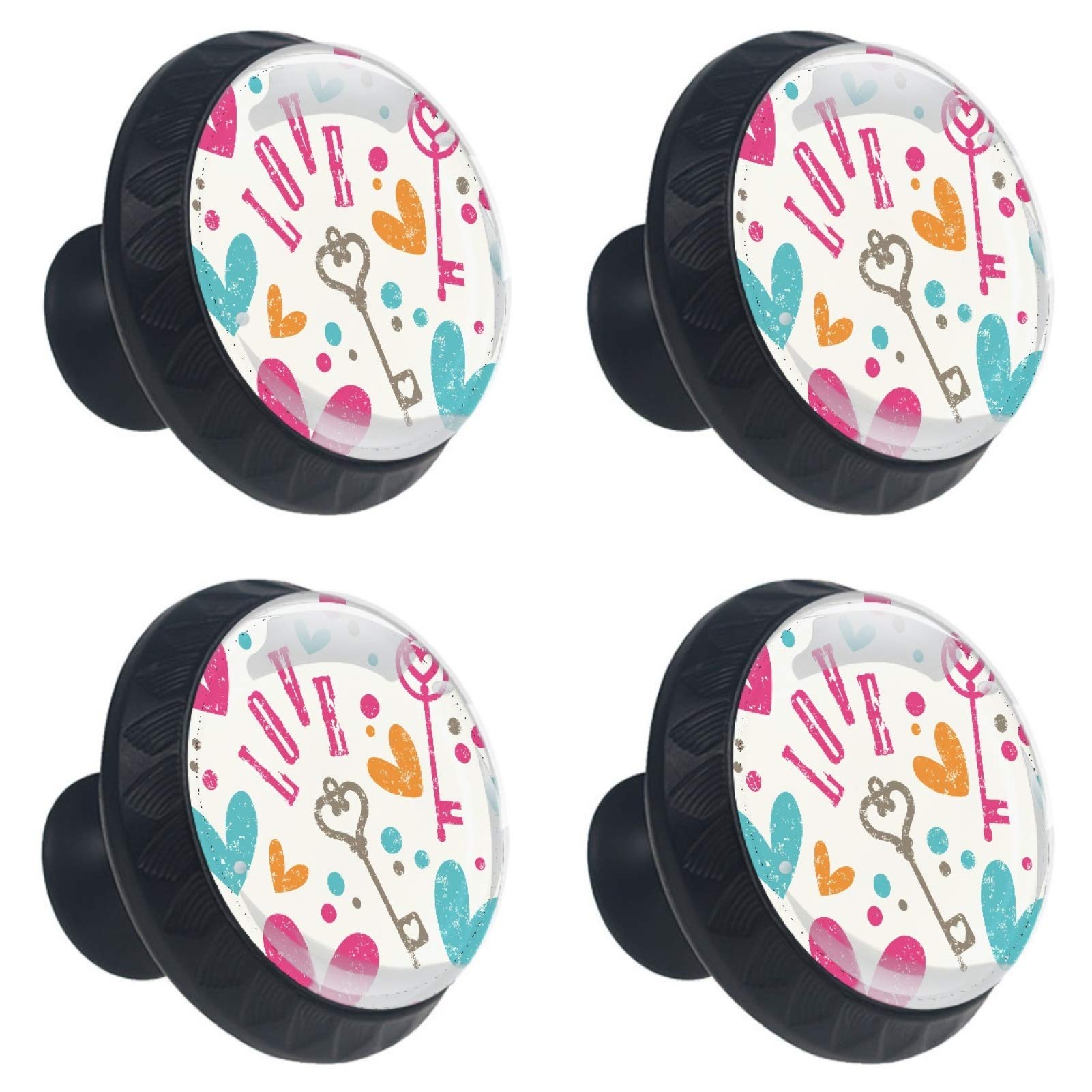 Bouton de meuble motif clé d'amour pour personnaliser la cuisine