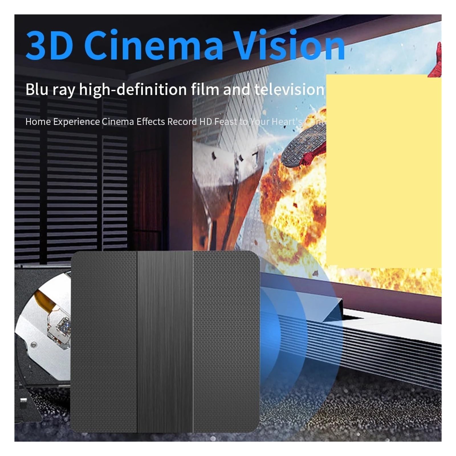 Unità Ottica Blu Ray Esterna USB 2.0 Lettore CD Lettore DVD Unità DVD Lettore Disco Sottile PC Desktop Tablet Portatile
