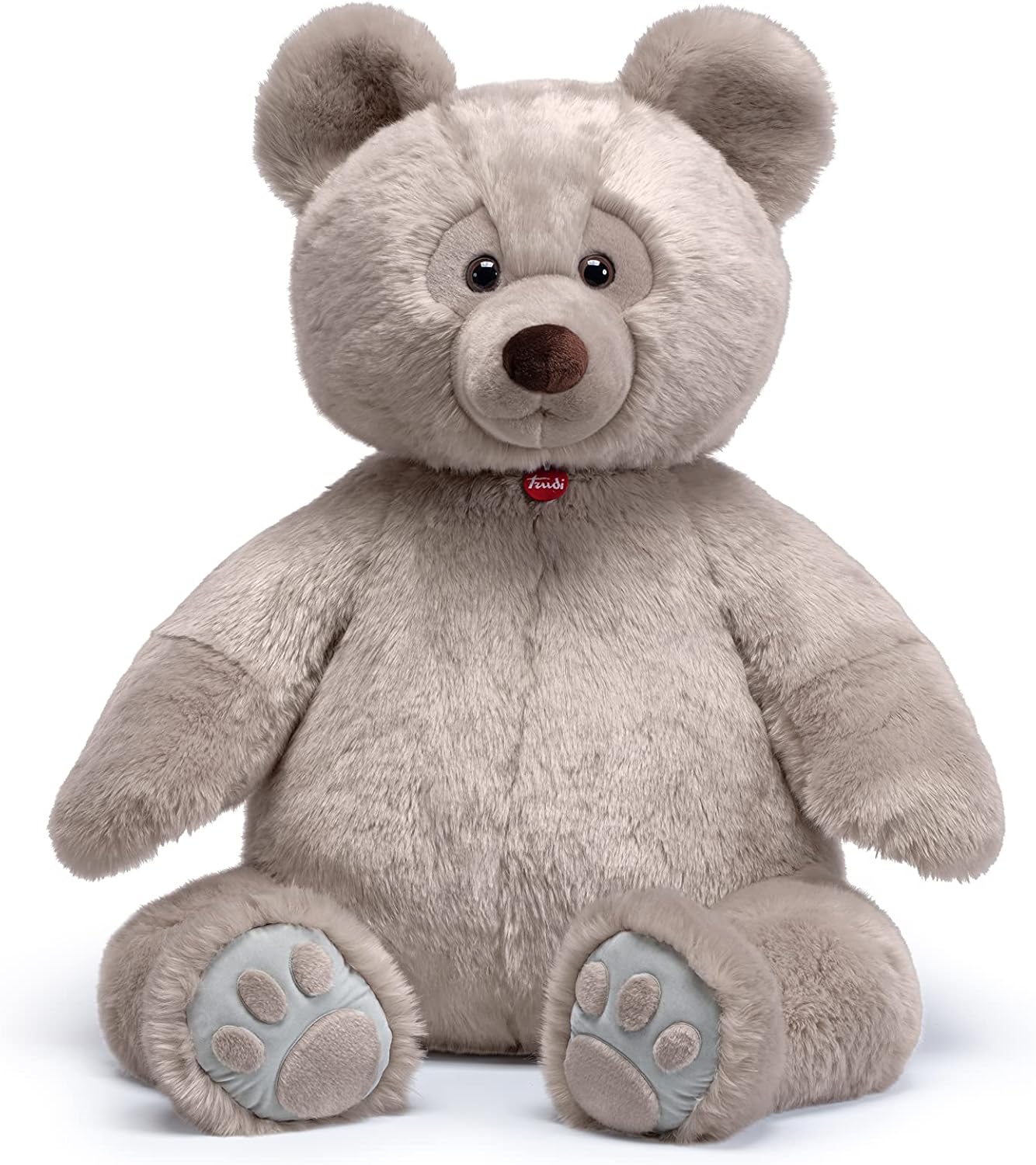 Trudi 25626 Ours Brando Marron - Peluche Douce 30cm - Design Italien, Lavable En Machine