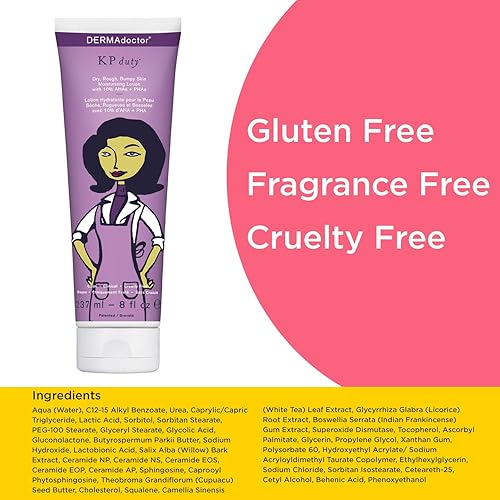 Miniatura 3 de DERMAdoctor KP Loción de servicio para terapia de piel seca áspera y con bultos con 10 AHA PHA 8 onzas líquidas