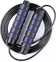 Vista 13 de Redify Cuerda de saltar, cuerdas de saltar para fitness, para mujeres, hombres y niños, cuerda de salto de velocidad para entrenamiento