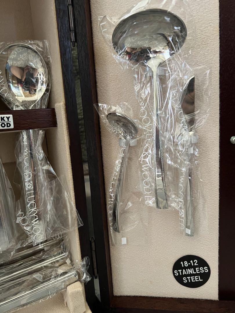 Amazon | ラッキーウッド カトラリーセット ロマンス ディナー