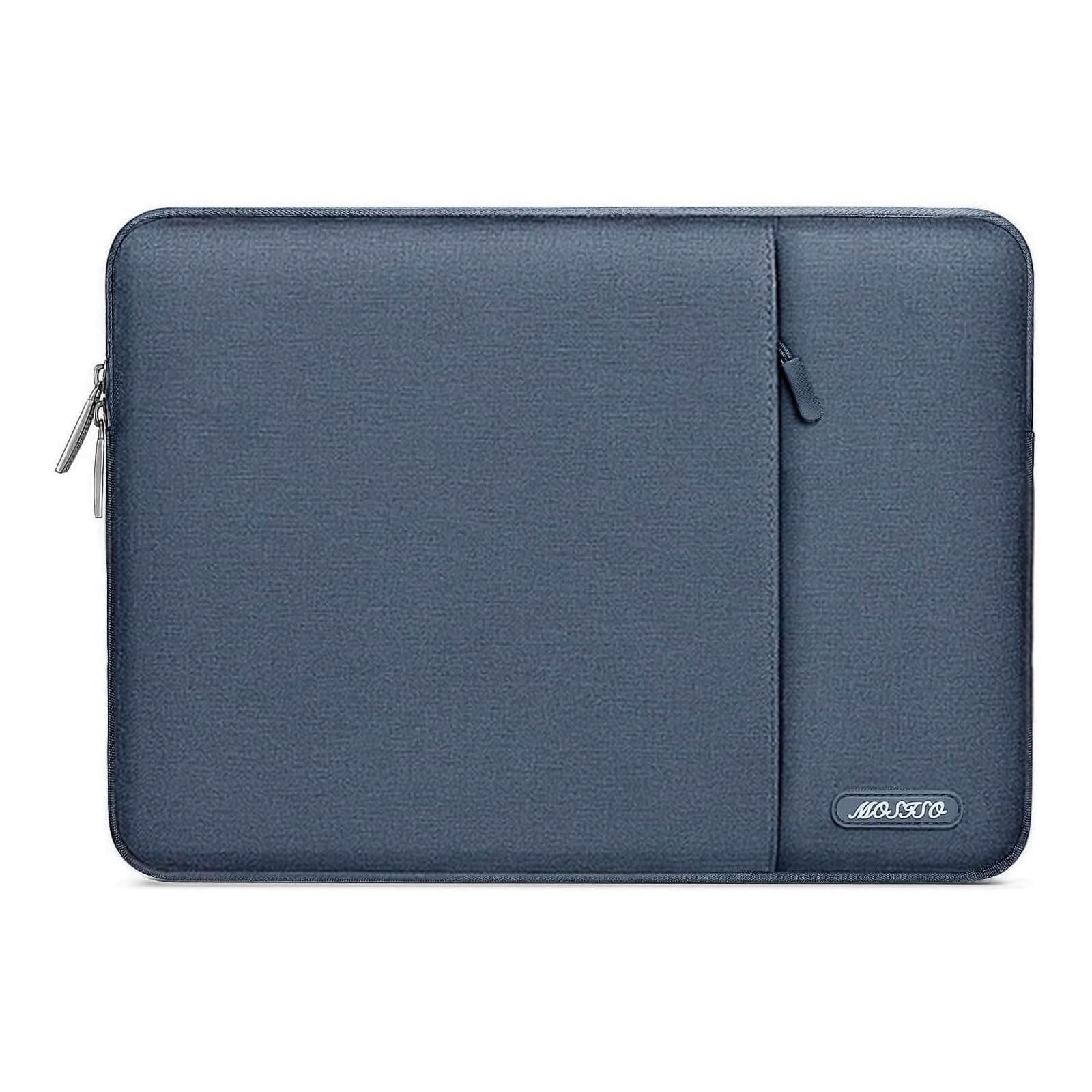 MOSISO Laptop Case 13.3 inch, 13-13.3 inch Laptop Sleeve Compatible with MacBook Air/Pro 13/Pro 14 M5 M4 M3 M2 M1, HP Dell ASUS Lenovo,Polyester Vertical Computer Sleeve Bag with Pocket, Gray — view 68