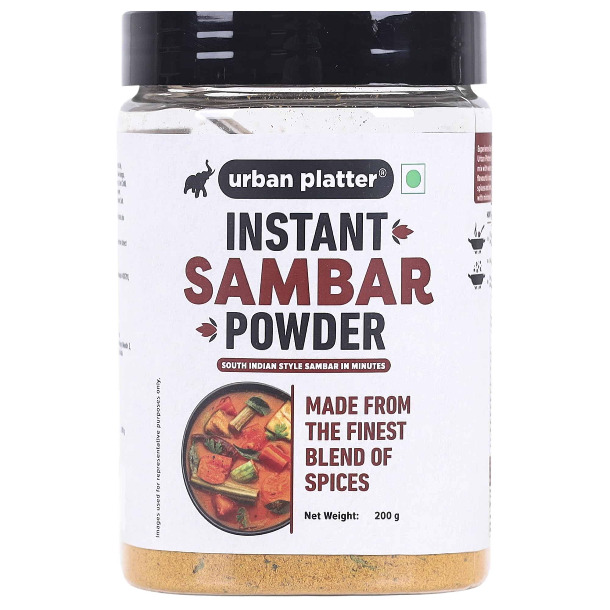 Urban Platter South Indian Style Instant Sambar Powder, 200g / 7oz [Lentil-Based Vegetable Stew, Just Add Water & Cook] (B08CXTJZ77) Amazon Price History, Amazon Price Tracker