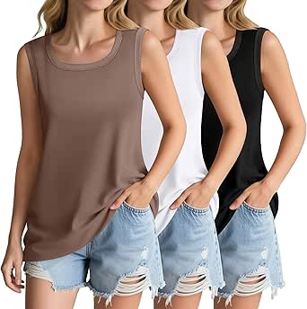 Canotte Donna BOAO – Confezione Da 3, In Pizzo E Spandex, Senza Spalline, Fodera In Modal, Design Elegante, Taglie Comode - 4