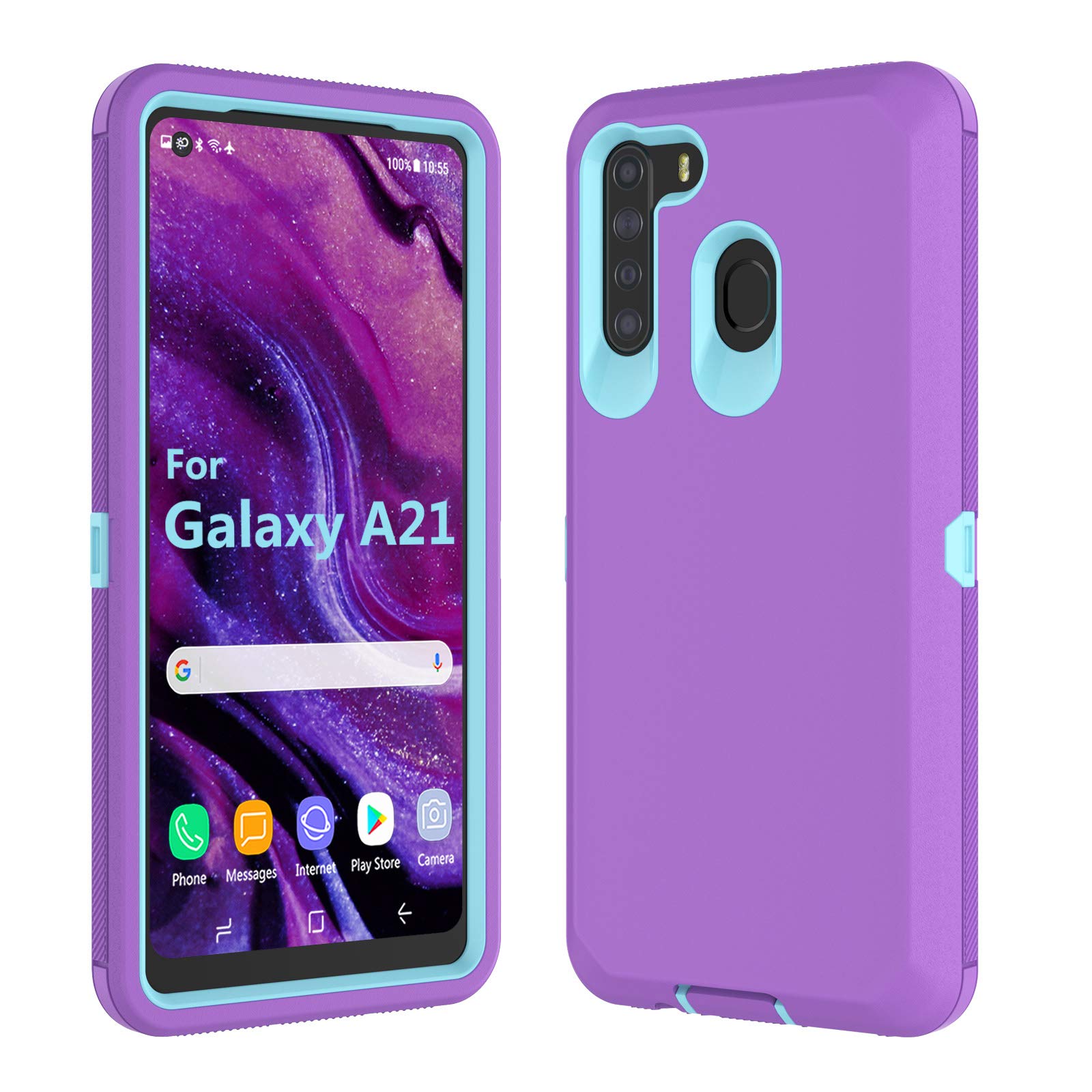 Amazon.com: Thybx Galaxy A21 Case, [Drop Protection] Full