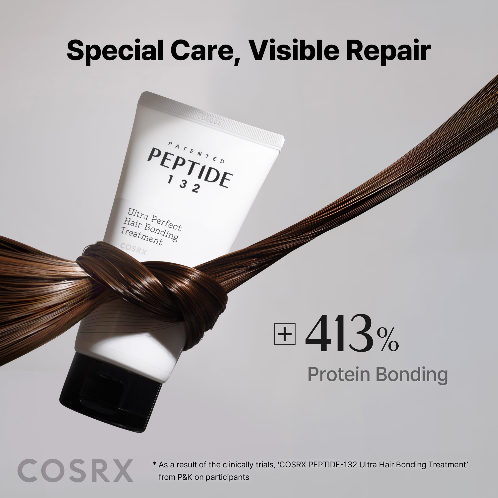 COSRX PEPTIDE 132 Hair Bonding Repair Treatment - Deep Conditioner Hair Mask for Damaged, Dry Hair, Repairs Breakage & Split Ends, For All Hair Types 60ml — view 7