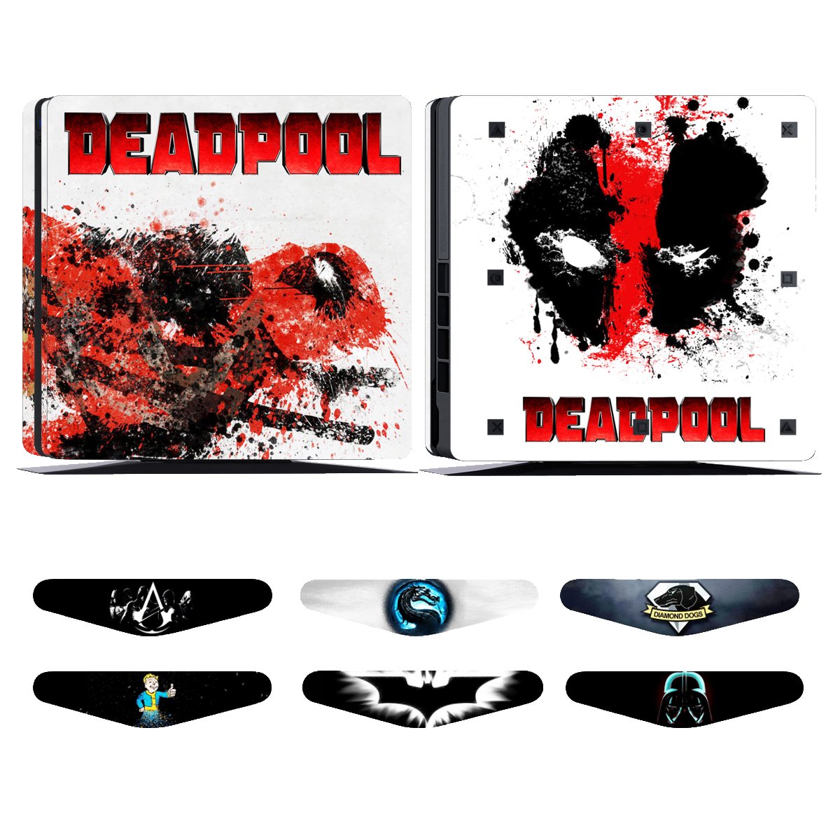 Adesivo Skin Per PS4 Slim The Punisher + 2 Skin Per Controller - ZoomHit PT-PS4Slim-5510 - Foto 3