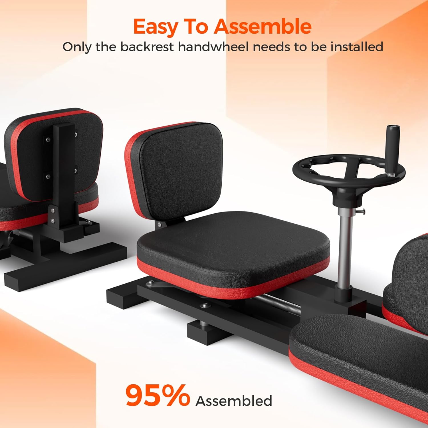 Adjustable Leg Stretcher Machine,Leg Stretcher Split Machine,Heavy Duty Steel 330lbs Leg Extension Bench for Home Yoga Gym Dance,Adult,Kids Training Fitness Leg Flexibility,Relieving Hip Tightness