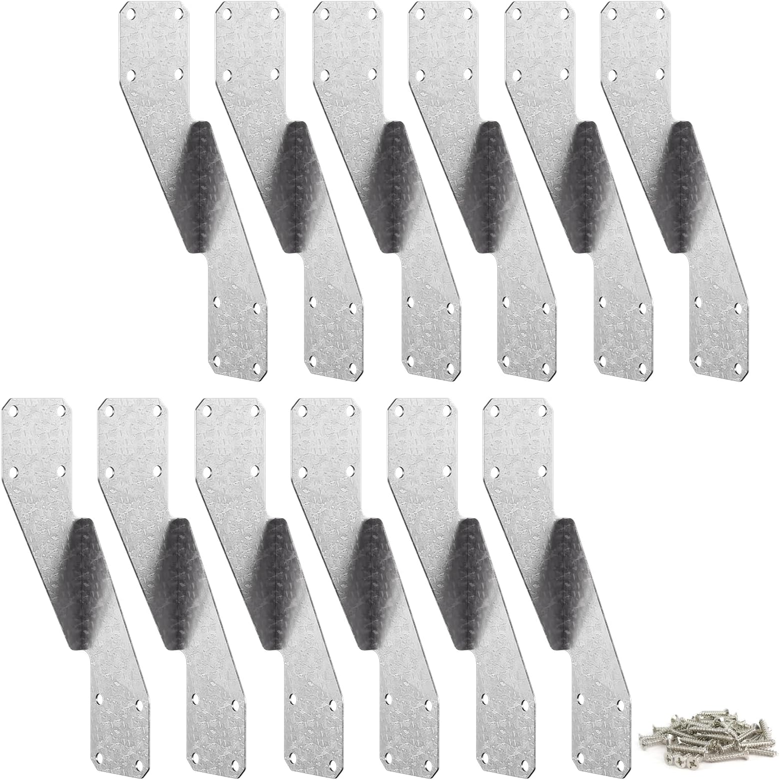 Amazon.com: Mordx 12Pcs Strong tie Brackets H2.5A ,Heavy Duty Hurricane ...