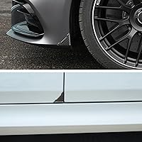 Vista 6 de TOMALL - 4 protectores de borde de puerta de coche, anticolisión, antirozaduras, con textura de fibra de carbono, accesorios para esquinas