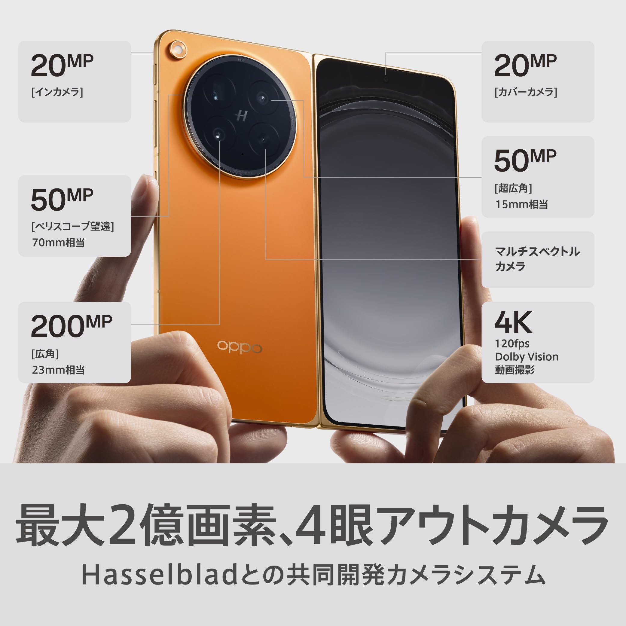 SIMフリー　OPPO Find N6　16G 512GB オレンジ　美品 Amazon | OPPO FIND N6 SIMフリー 折りたたみスマホ 本体 16GB+512GB