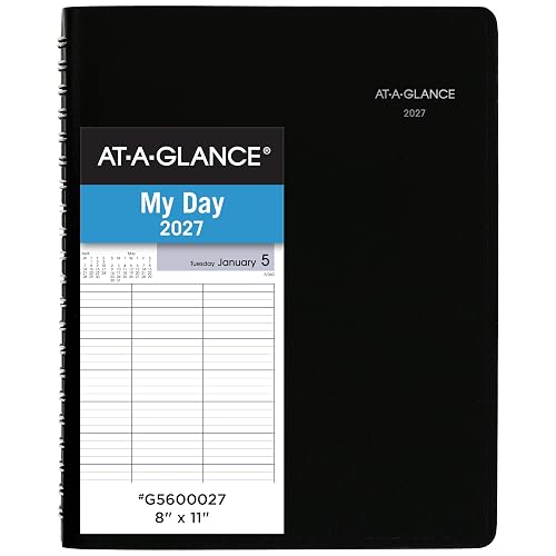 AT-A-GLANCE 2027 Appointment Book Planner, Daily Group Planner, 8" x