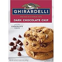 Vista 2 de Ghirardelli, mezcla de galletas premium, chispas de chocolate oscuro, 16.75 onzas