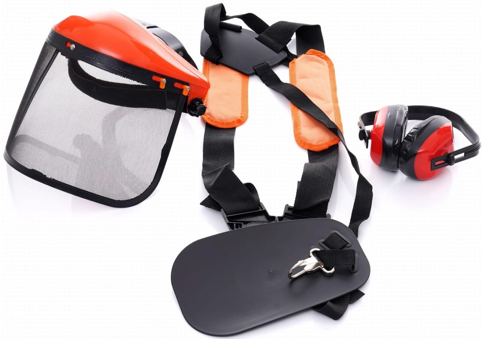 KRAFT&DELE Desbrozadora de Gasolina 52cc 5,2 HP KD5044 con Accesorios Full XXL, Arnés Profesional y Sistema Antivibración – Cortabordes Potente para Jardín y Maleza