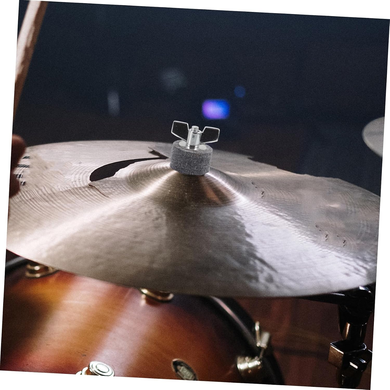 Holibanna Durable Cymbal Stacker for Drum Accessories Construction Easy Mounting Cymbal Stands Space Saving Percussion Instrument Holder for Multiple Setup