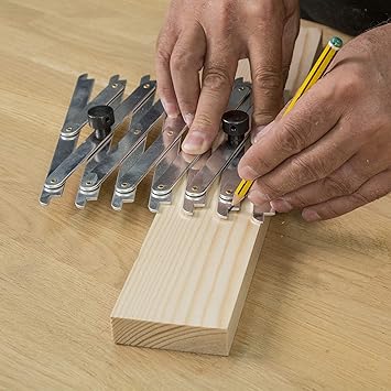 Trend Point-2-Point Equidistant Measuring Tool for Marking Equally Spaced Points, Quickly & Accurately Locate & Set Positions, 3.3 Inch to 28 Inch, M/P2P01