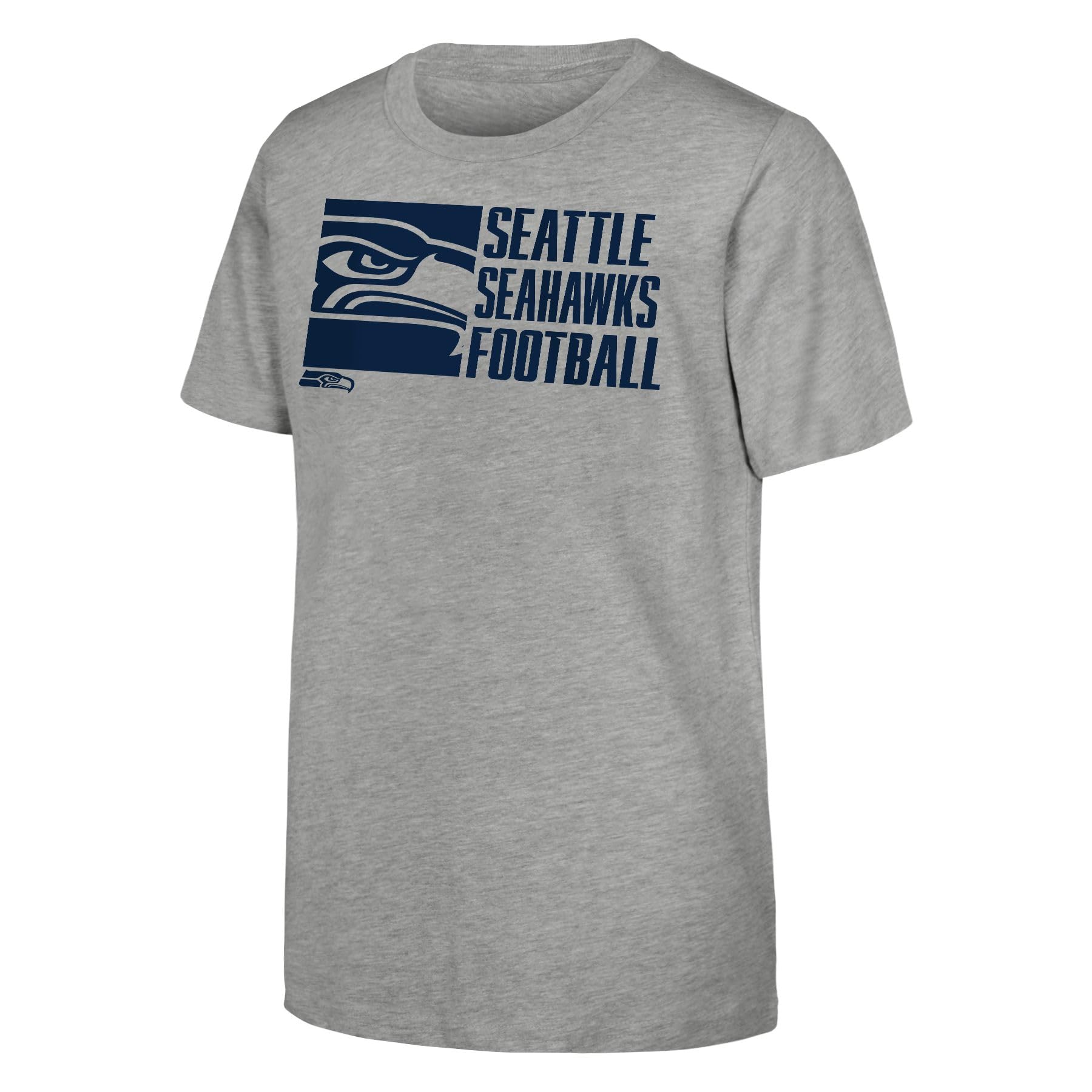 NFL Boys Postgame Tee Short Sleeve T-Shirt, Grey, 7-8 Years EU