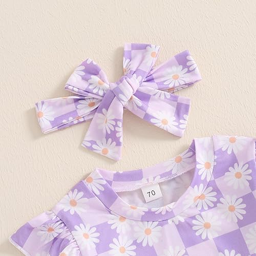 Miniatura 5 de Kaipiclos Ropa de otoño e invierno para bebé niña, sudadera con estampado floral, camisa de manga larga, pantalones, ropa