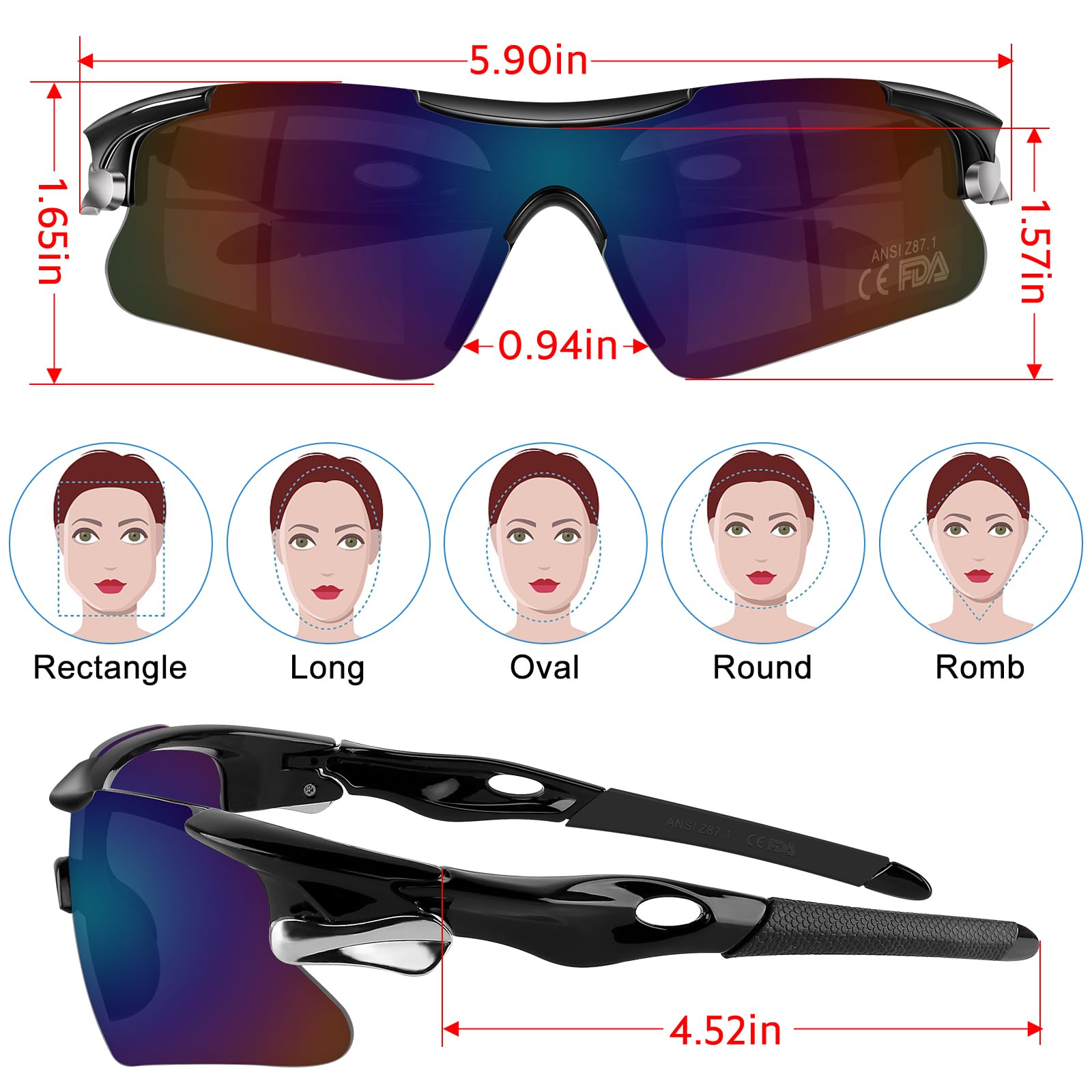 Miunruar 12 Pack Safety Glasses For Men Women Ansi Z87