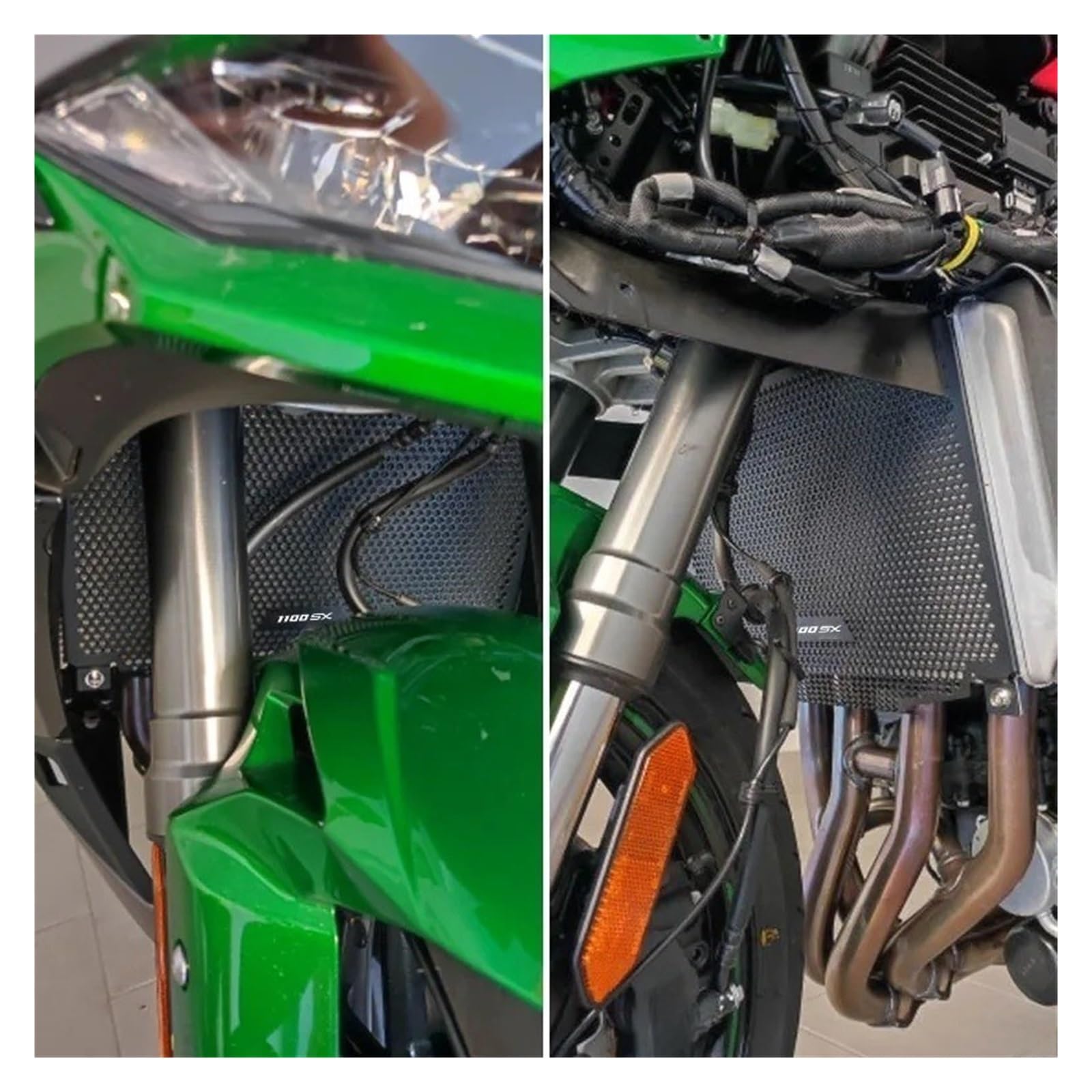 Protezione Radiatore Moto Per Z1100 Z 1100 2026 Moto Radiatore Griglia Di Protezione Della Copertura Della Protezione Griglia Di Protezione Di Ricambio Serbatoio Di Acqua Netto Accessori