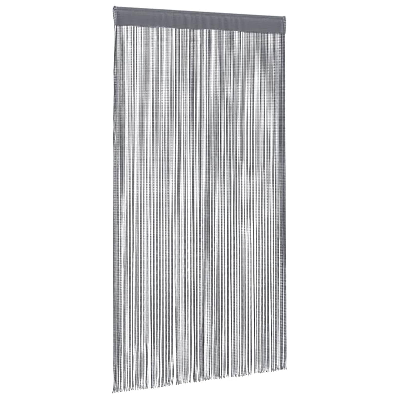Homgoday Anthrazit Fadenvorhang 140x250cm, 2 Stück, Polyester, Tür-/Fensterdekoration Model4102052