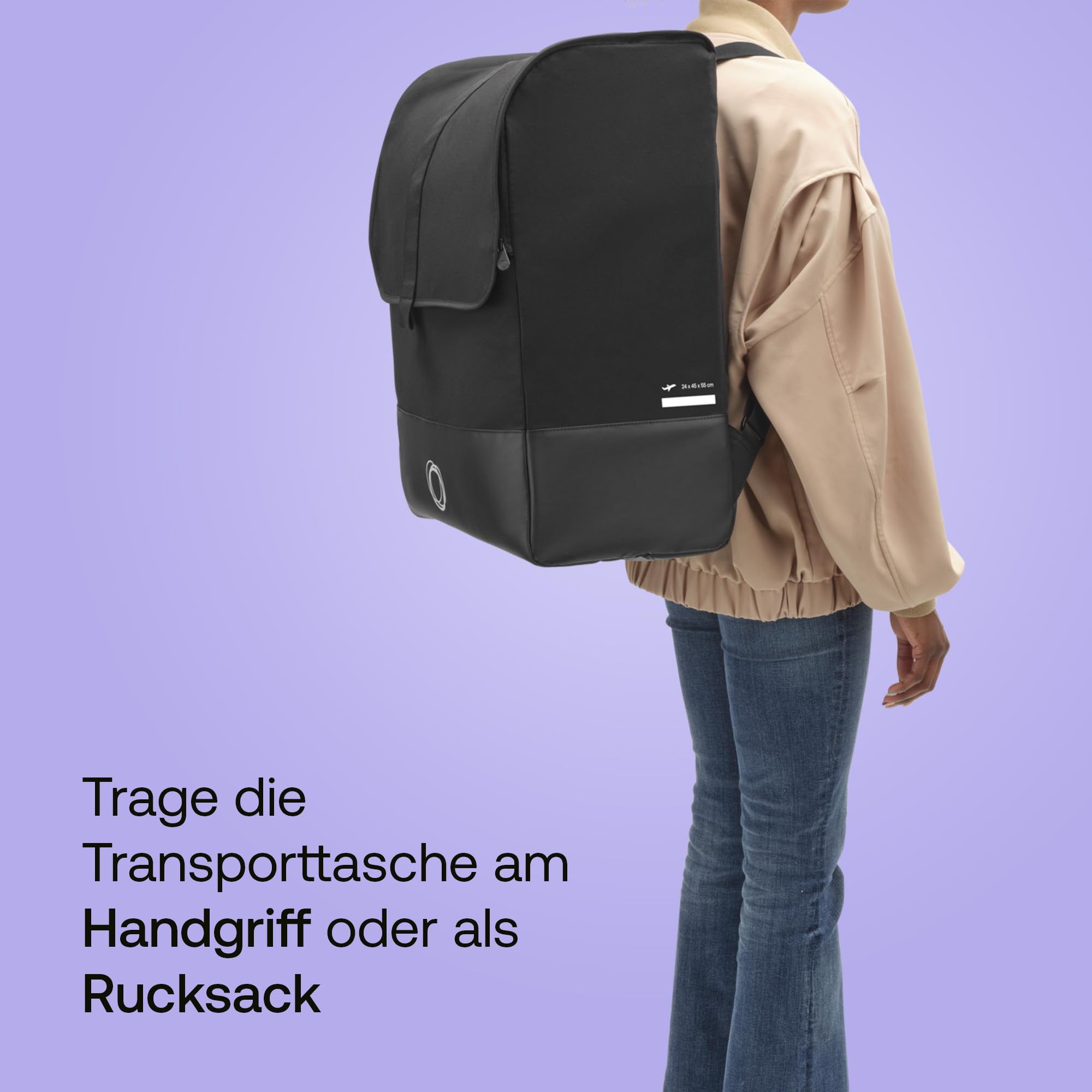 Bugaboo Butterfly Kinderwagen-Transporttasche IATA-kompatibel strapazierfähiger Rucksack mit Stauraum