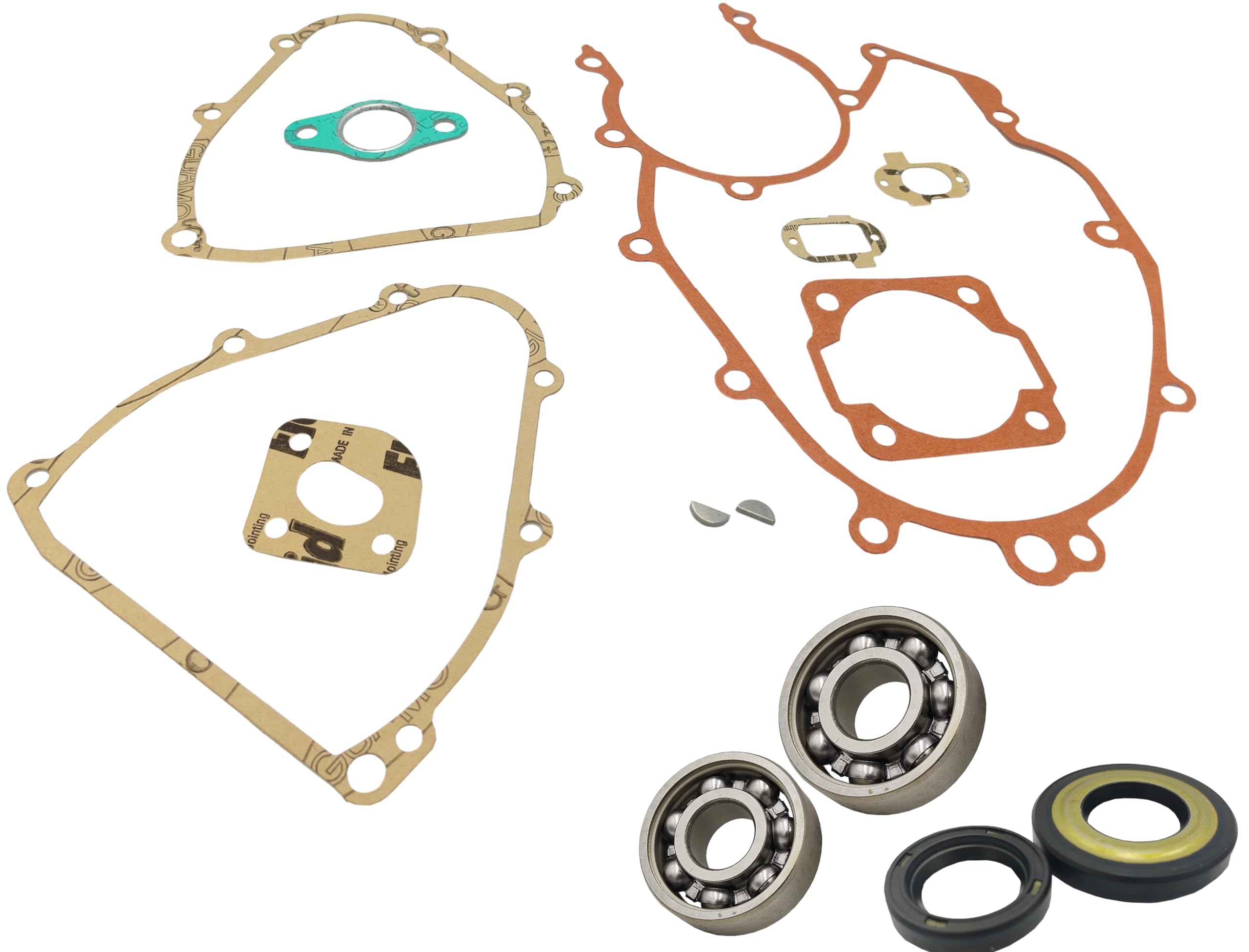 KIT REVISIONE MOTORE 50 CONO 20 CUSCINETTI GUARNIZIONI E PARAOLI