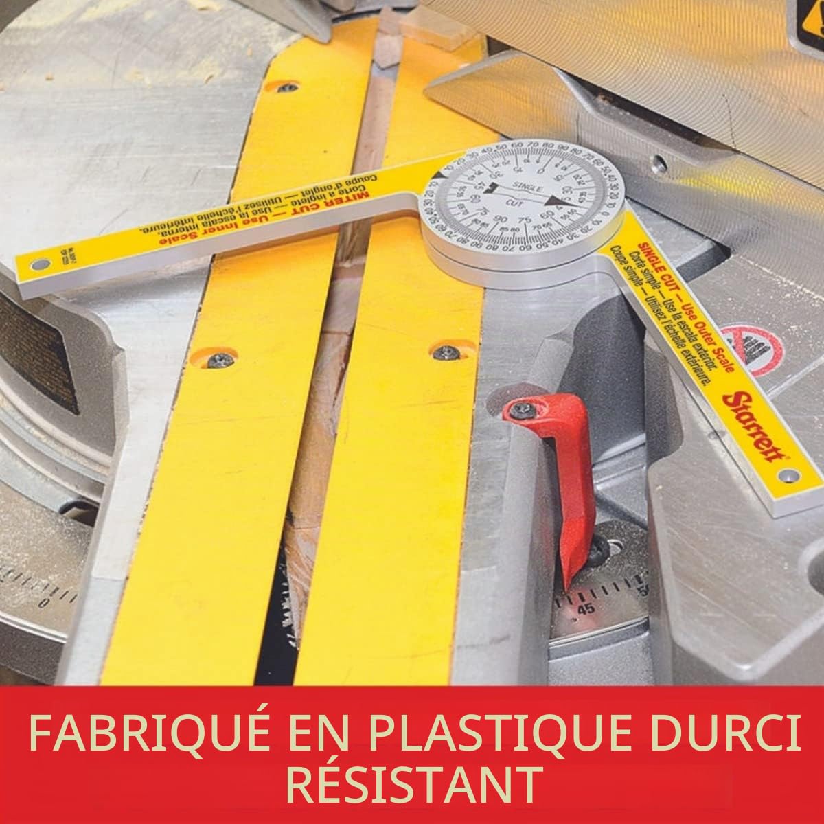 Starrett 505P Pro-Site Rapporteur Plastique 17,8 cm