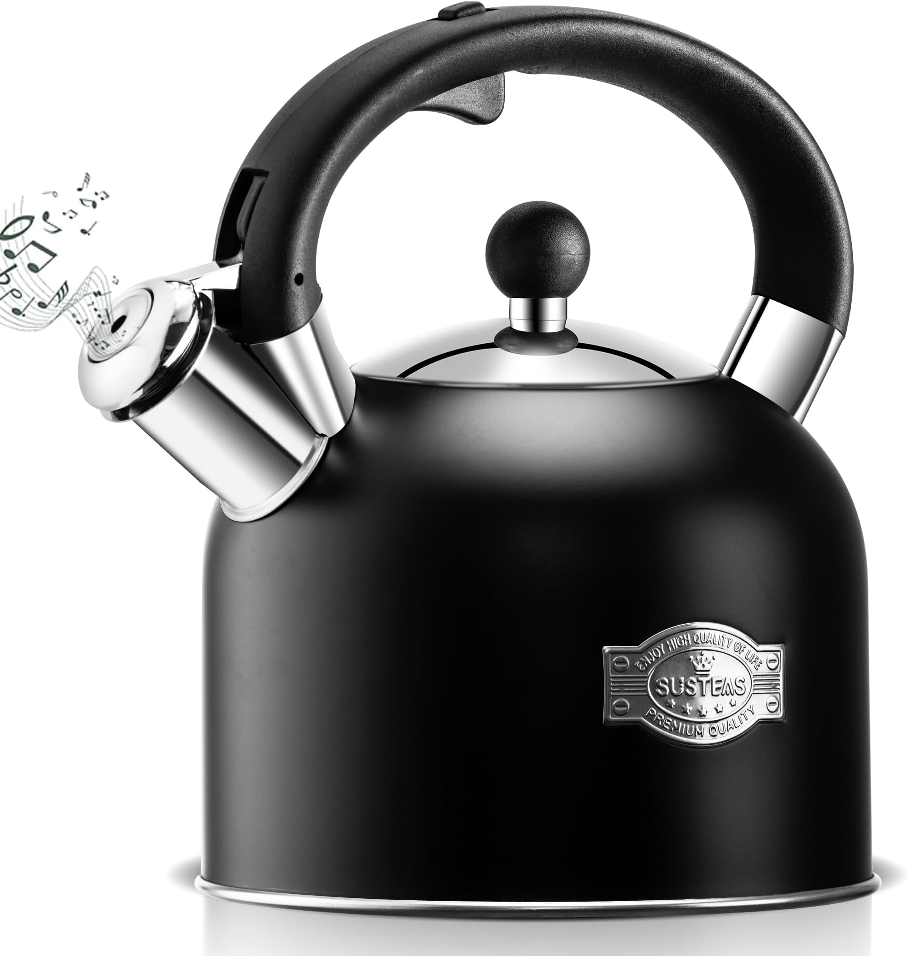 Tea Kettle, Stove Top Whistling Tea Kettles, 2.7 Quart