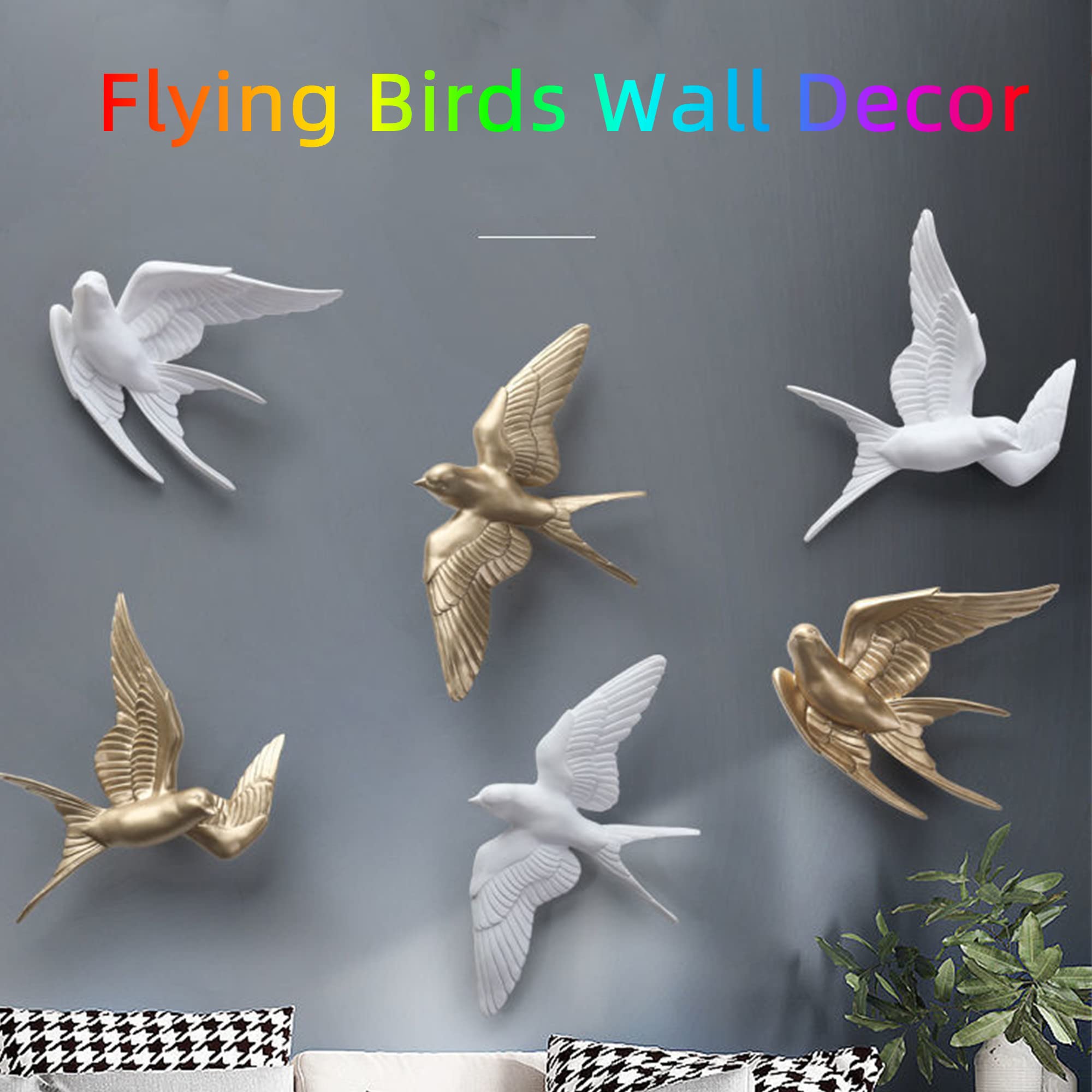 3 Birds Flying Logo