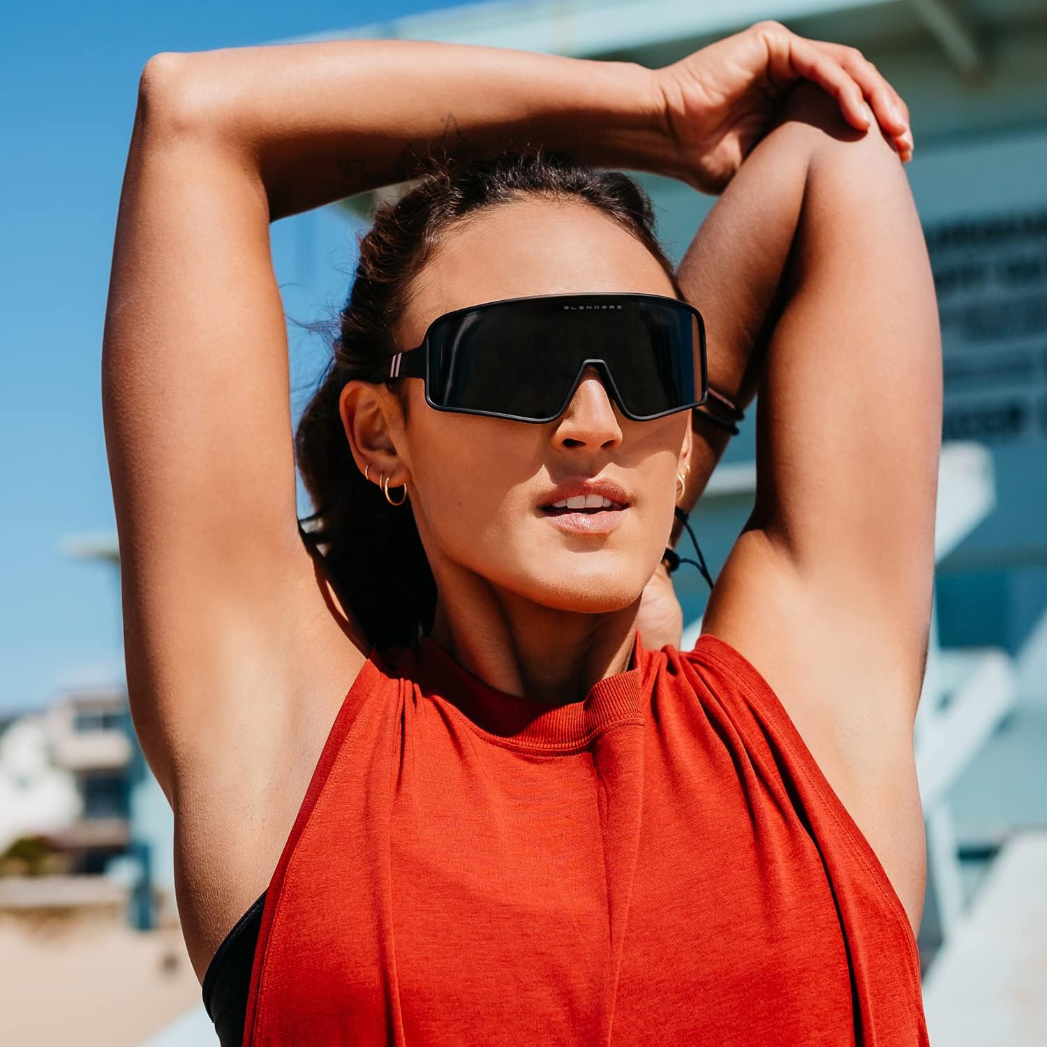 Blenders Eyewear Eclipse – Polarized Sunglasses – Wrap-Around Lens – 100% UV Protection – For Men & Women - Image 6