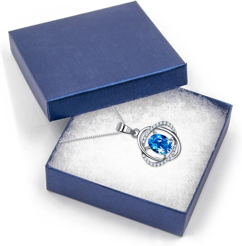 Cajas de regalo azules de joyería de cartón, paquete de 20, 3,5 × 3,5 × 1 pulgadas, se aplica para exhibir collares, anillos, pulseras y aretes.