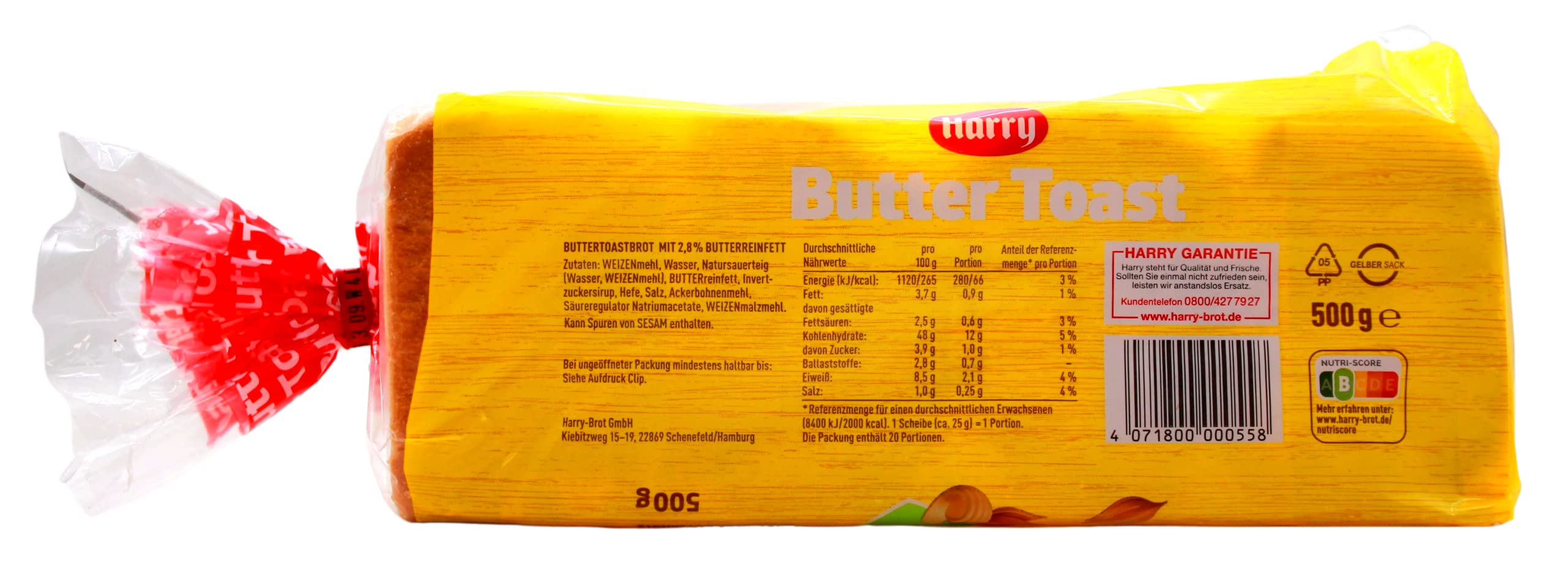 Harry Butter-Toast, 5er Pack (5 x 500g)