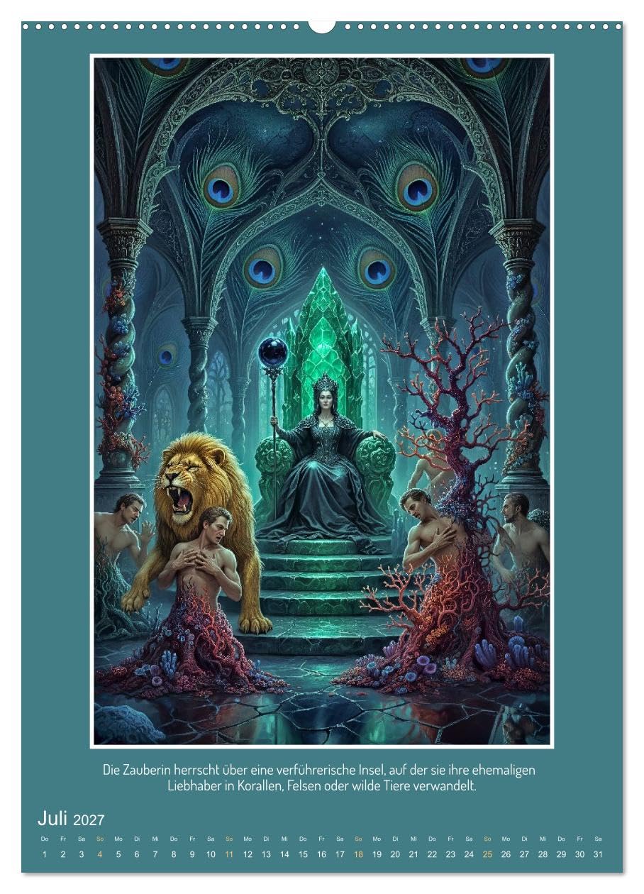 Fantastische Szenen aus großen Opern (hochwertiger Premium Wandkalender 2027 DIN A2 hoch), Kunstdruck in Hochglanz: Opernträume neu erschaffen (CALVENDO Kunst)