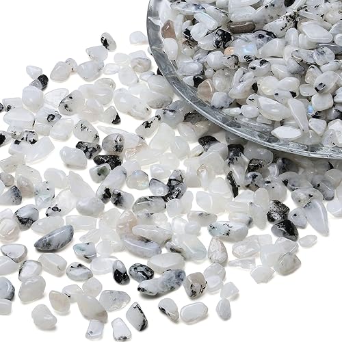 Miniatura 29 de Piedras pulidas pulidas de cristal de fluorita de 1 libra para acuario, piedras pulidas, chips de cristal de forma irregular, a granel, piedras