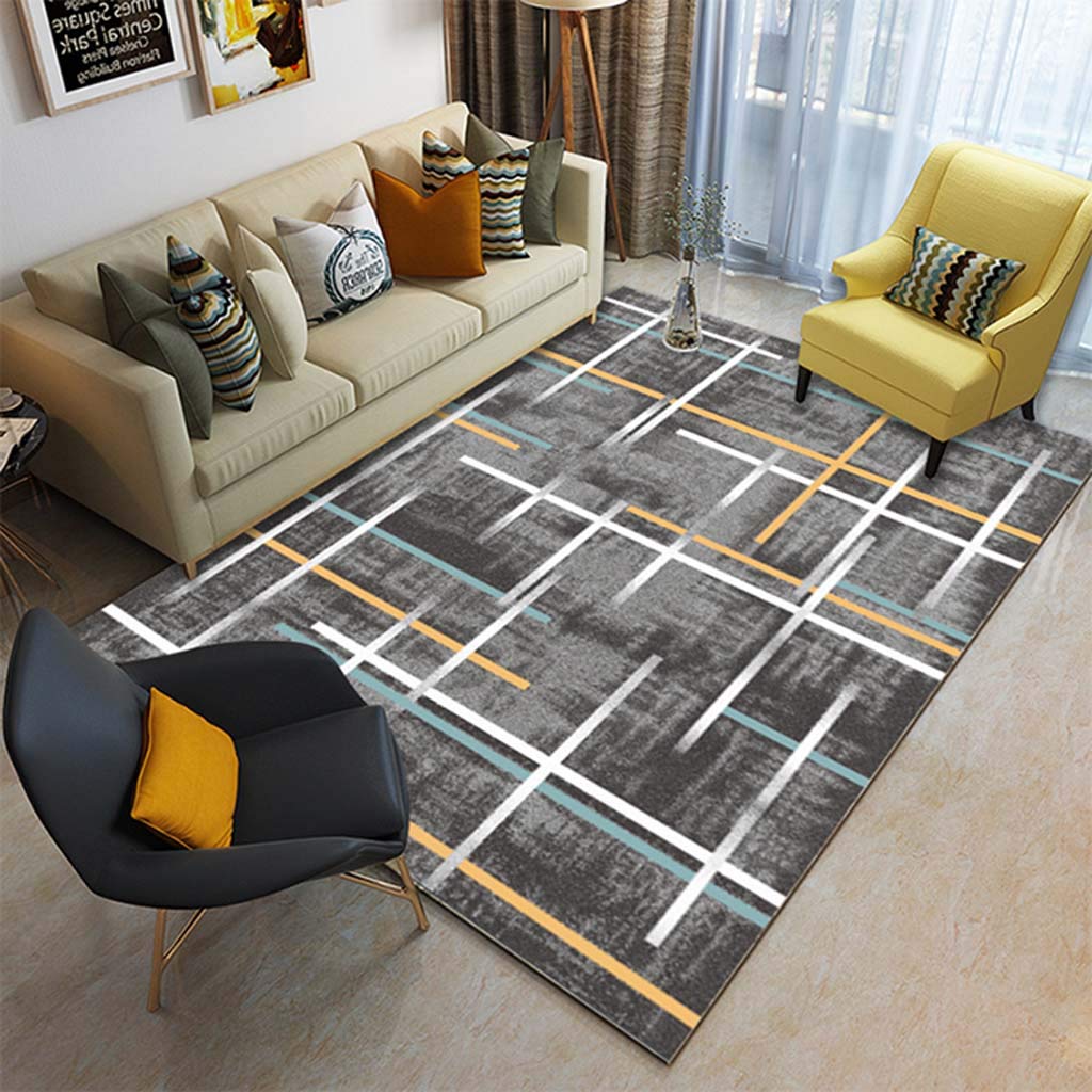 Tapis géométrique salon et chambre style scandinave cocooning