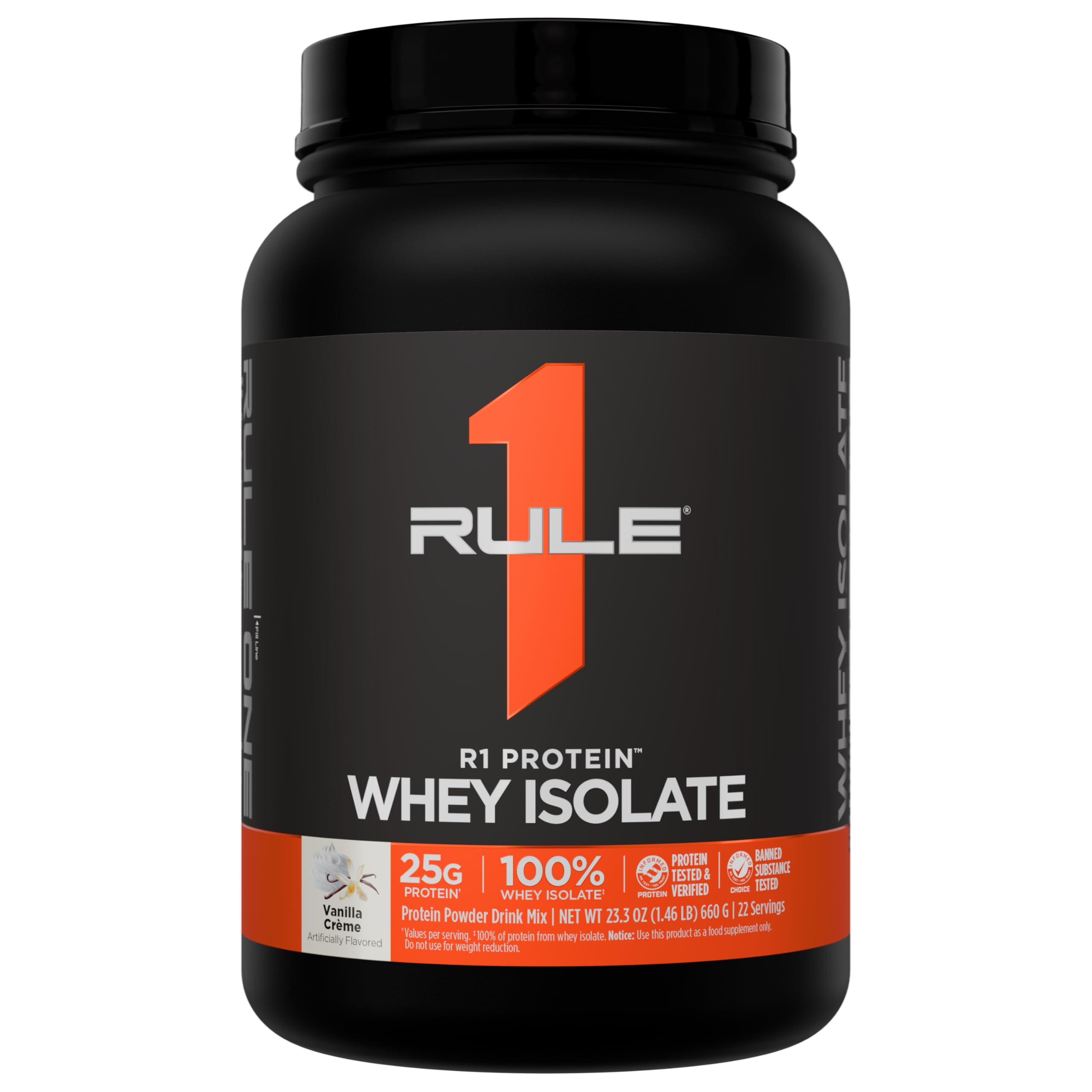 Rule 1 Proteins R1 Protein Whey Isolate, Vanilla Créme