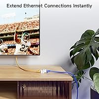 Vista 2 de Cable Matters - Paquete de 5 acopladores Keystone Cat6 de 10 Gbps, RJ45 Keystone Jack/Ethernet hembra a conector modular hembra en blanco para panel