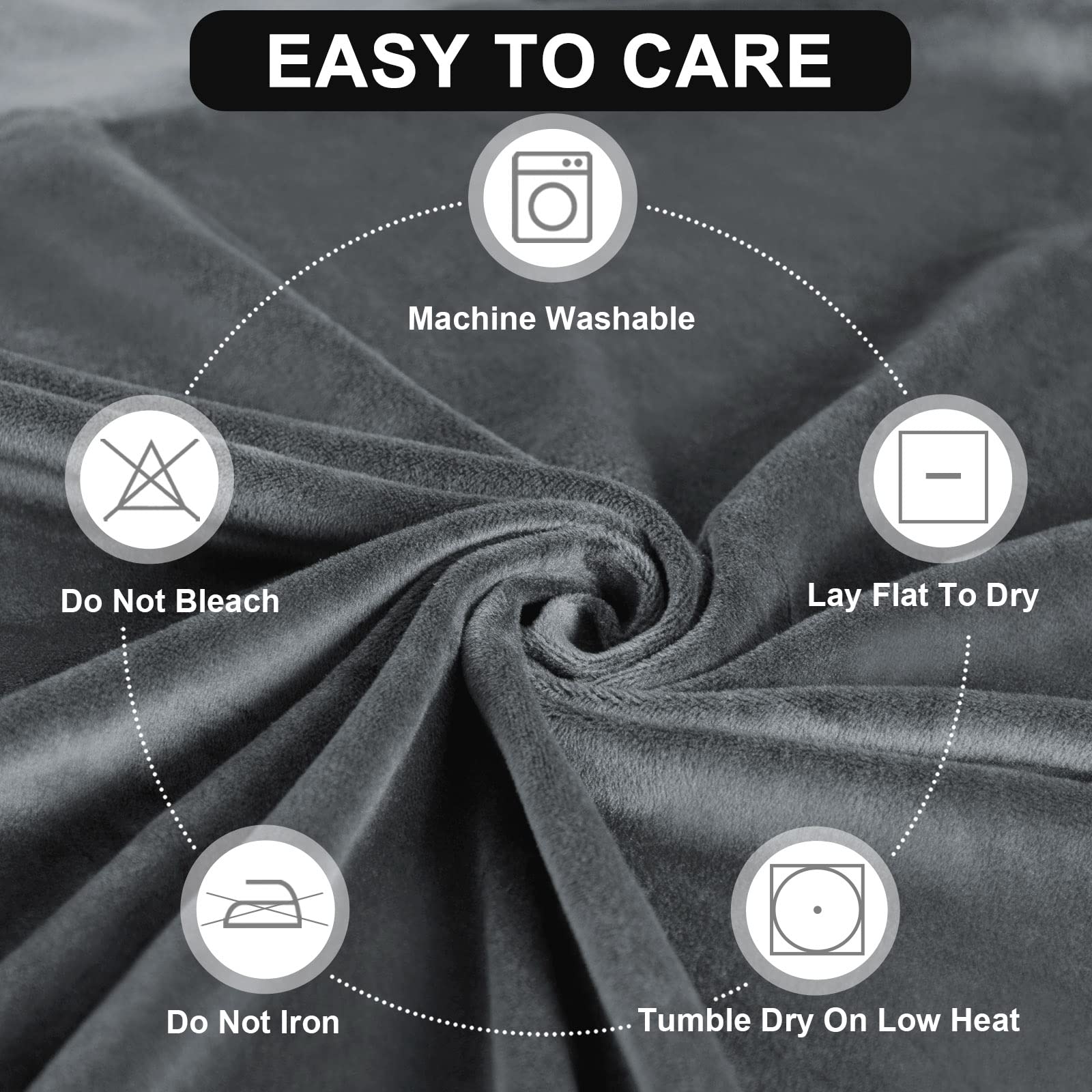 Funda de terciopelo para sofá de 4 piezas, funda para sofá de 3 cojines con cojines, fundas elásticas gruesas protectoras de muebles para perros y mascotas, sofá, gris 8