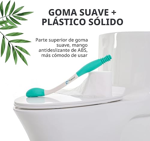 Miniatura 5 de Fanwer Herramientas para el inodoro, toallita cómoda de largo alcance, extiende tu alcance más de 15 pulgadas de papel higiénico o toallitas