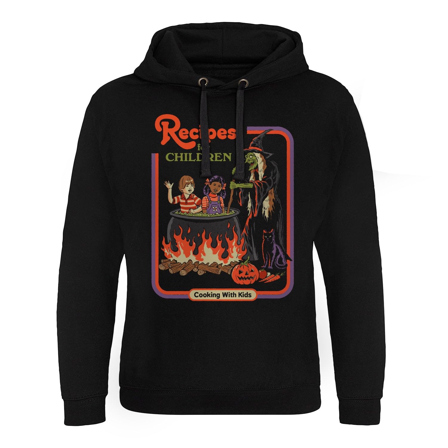 Steven Rhodes Officially Licensed Recipes for Children Epic Hoodie (Black), X-Large