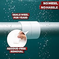 Vista 21 de XFasten Cinta autoadhesiva de silicona, para fusión 1 pulgada X 36 pies, Azul