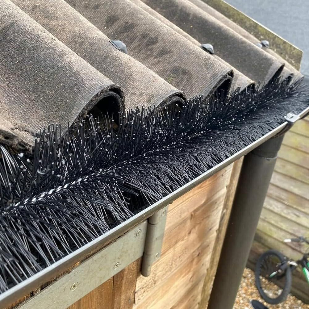 Brosse De Protection Gouttière 100mm X 4m - Filtre Anti-Feuilles En Acier Inoxydable