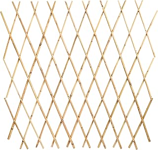 Expandable Bamboo Trellis Fence 48x72 Inch, Plant Support for Climbing P...