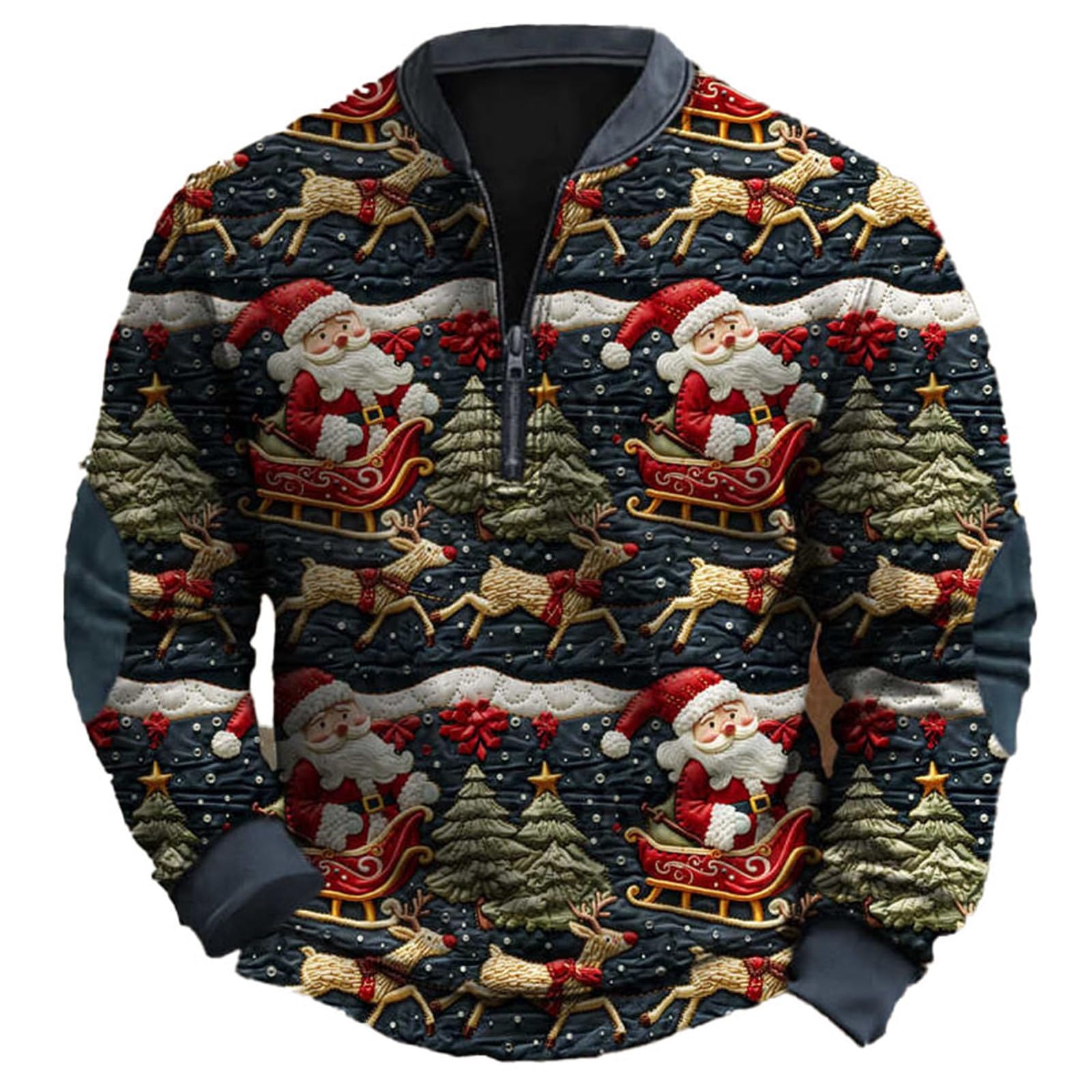 Sweat Homme Pull Coton Automne Hiver Casual Tendance A9 - 4